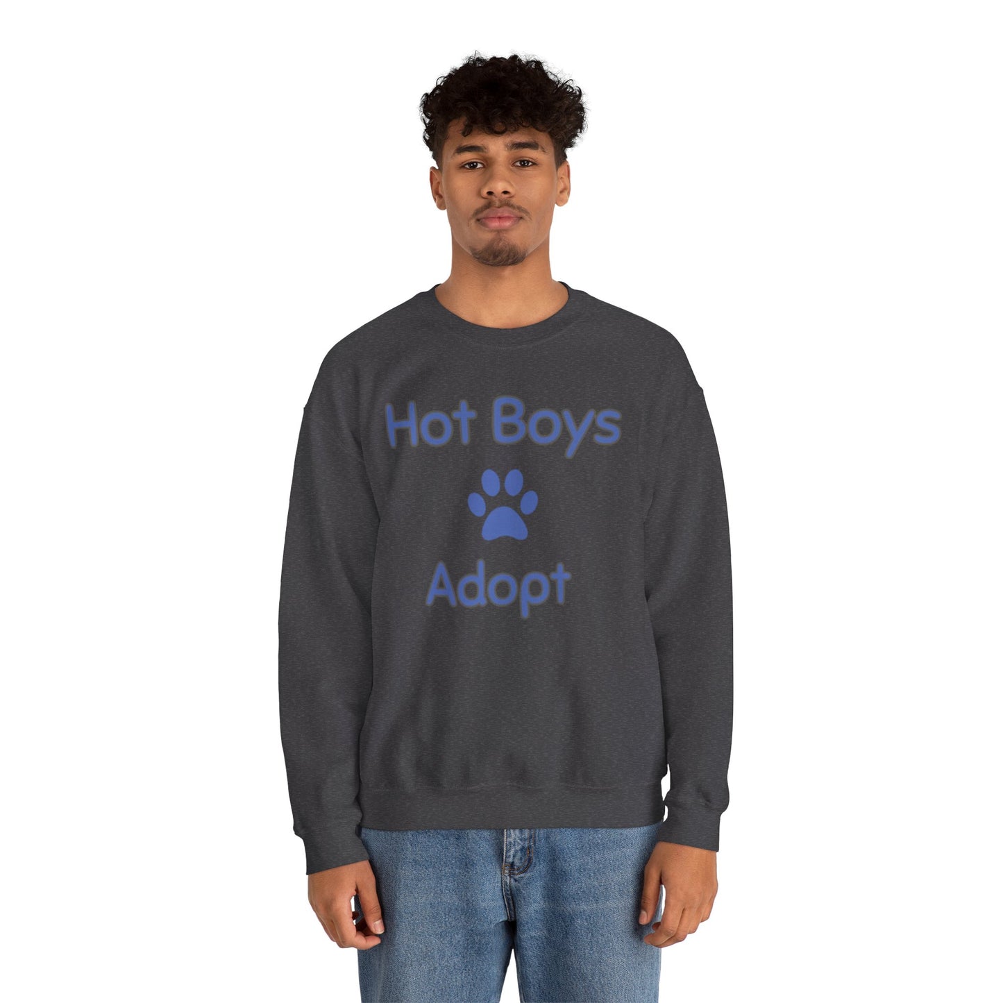 Hot Boys Adopt Crewneck Sweatshirt