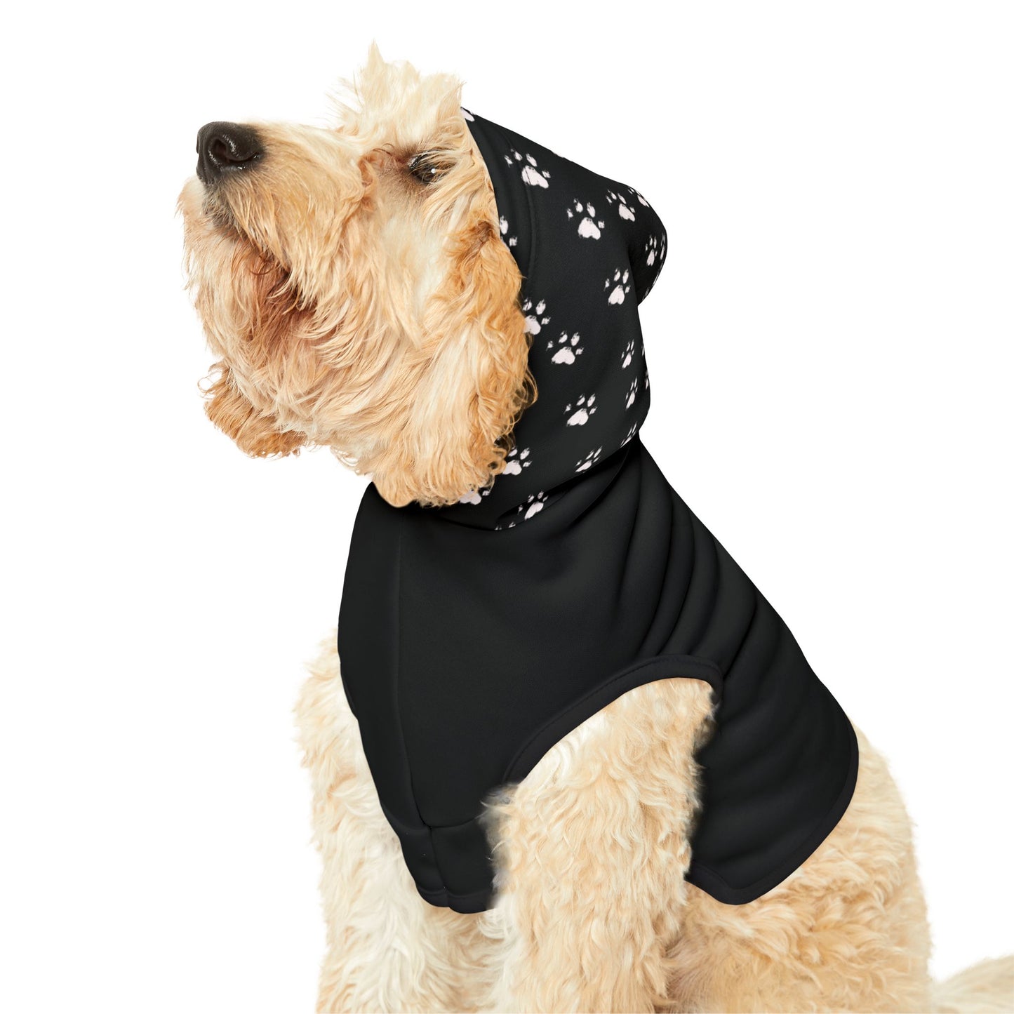 Pet Hoodie Love - Paw Prints, Cute Animal Lover Sweatshirt, Dog Mom Gift, Cat Dad Apparel, Cozy Pet Owner Jumper, Kitten Pawprint Pullover