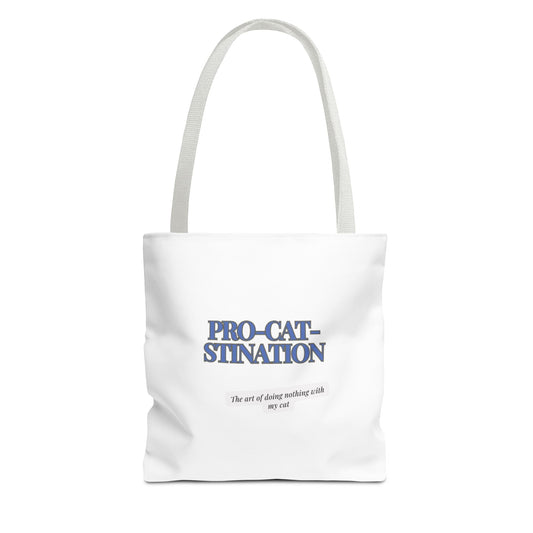 Pro-Cat-Stination Tote Bag