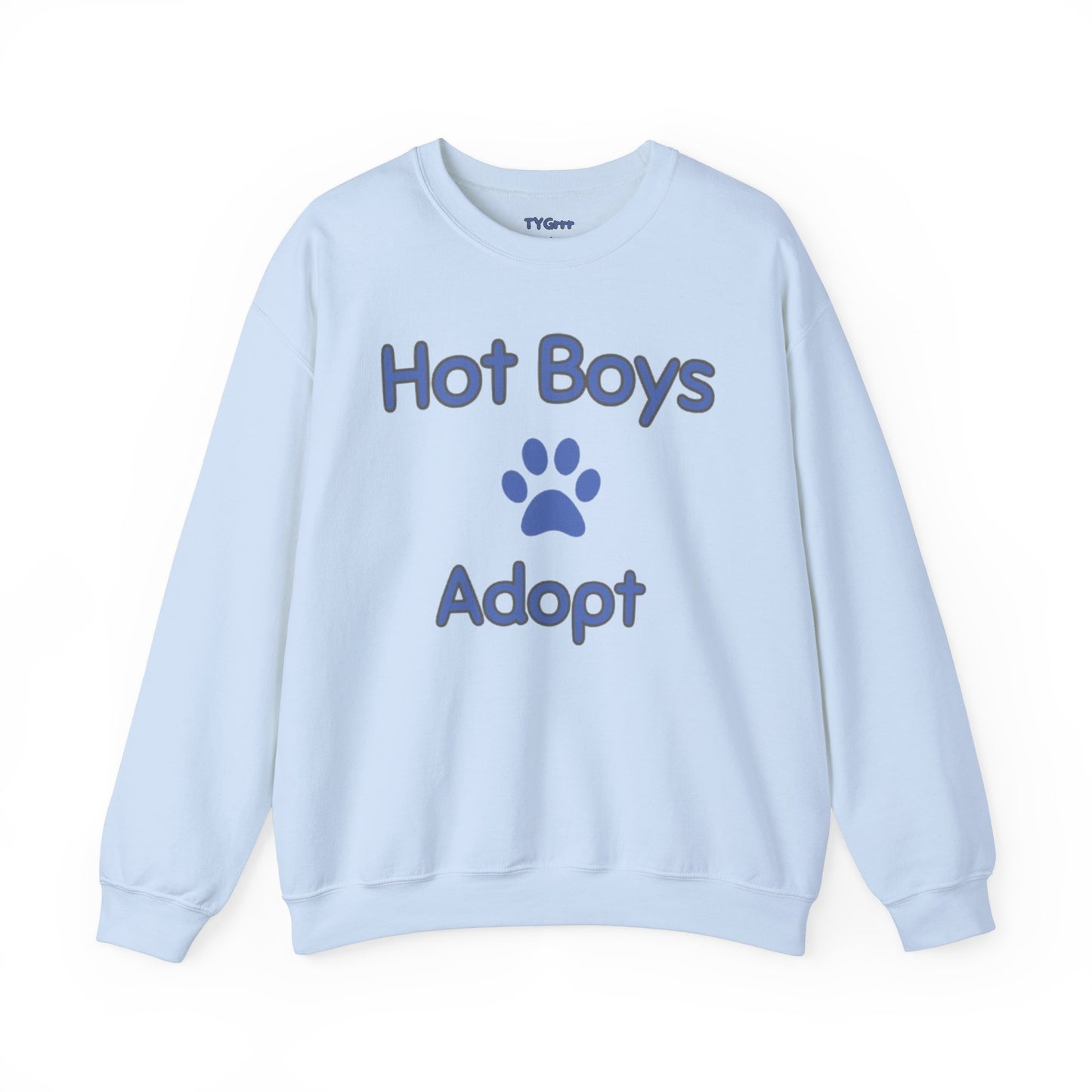 Hot Boys Adopt Crewneck Sweatshirt