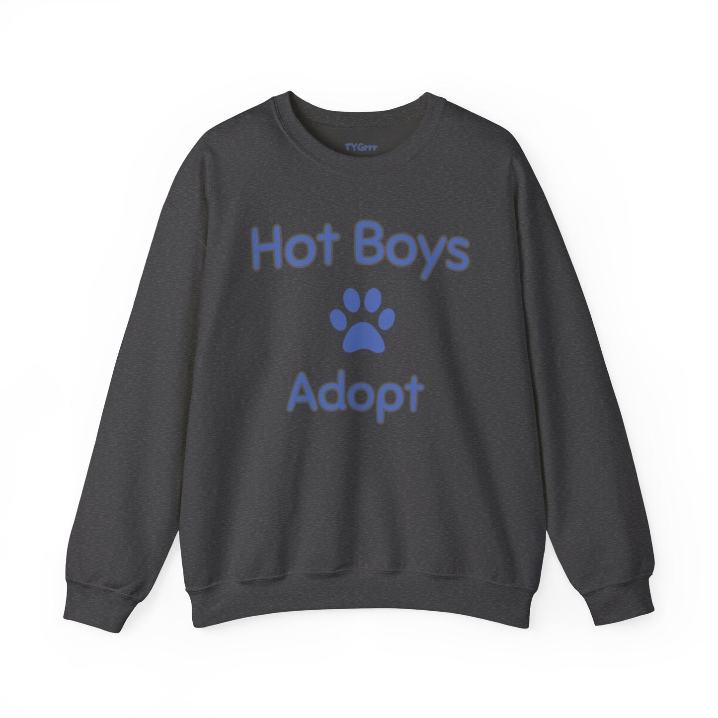 Hot Boys Adopt Crewneck Sweatshirt