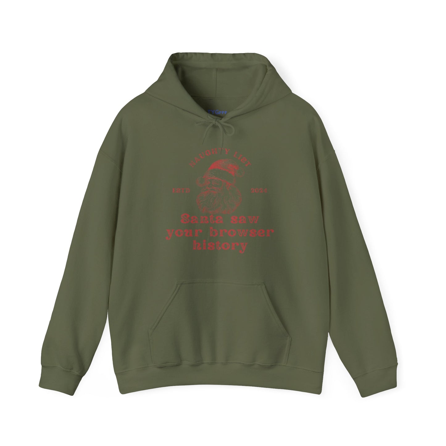 Naughty List Women's Christmas Hooded Sweatshirt