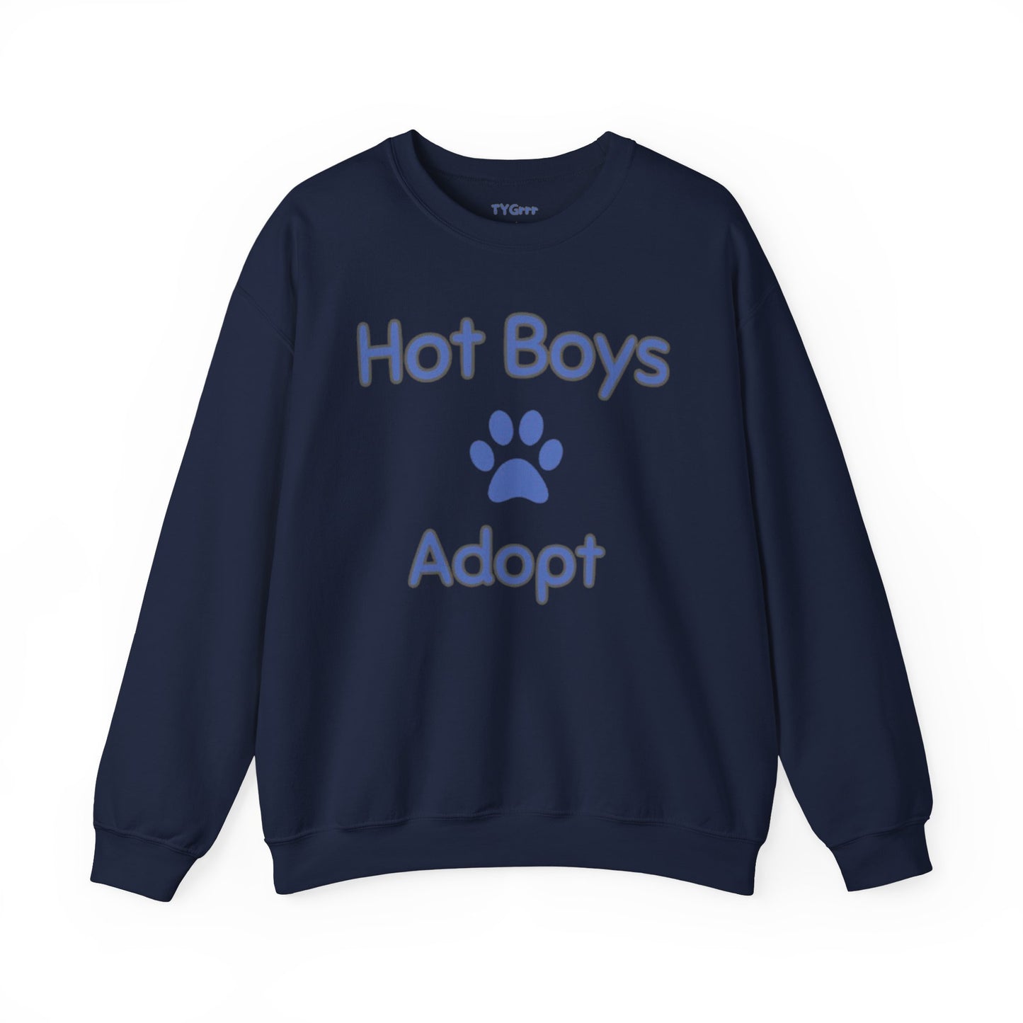 Hot Boys Adopt Crewneck Sweatshirt