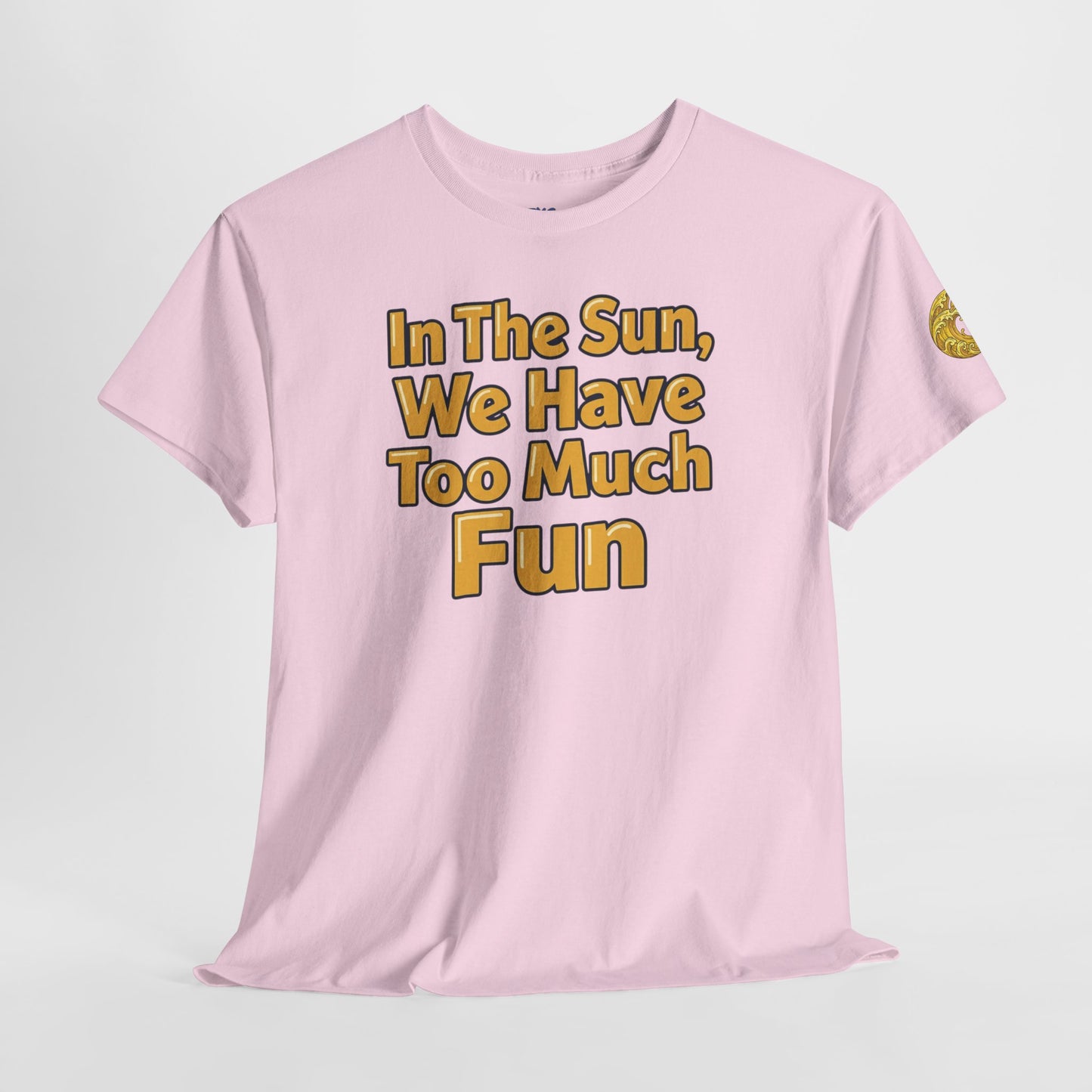 Aidan Selene "In The Sun, We Have Too Much Fun " Summer Graphic T-Shirt (size only in XL)