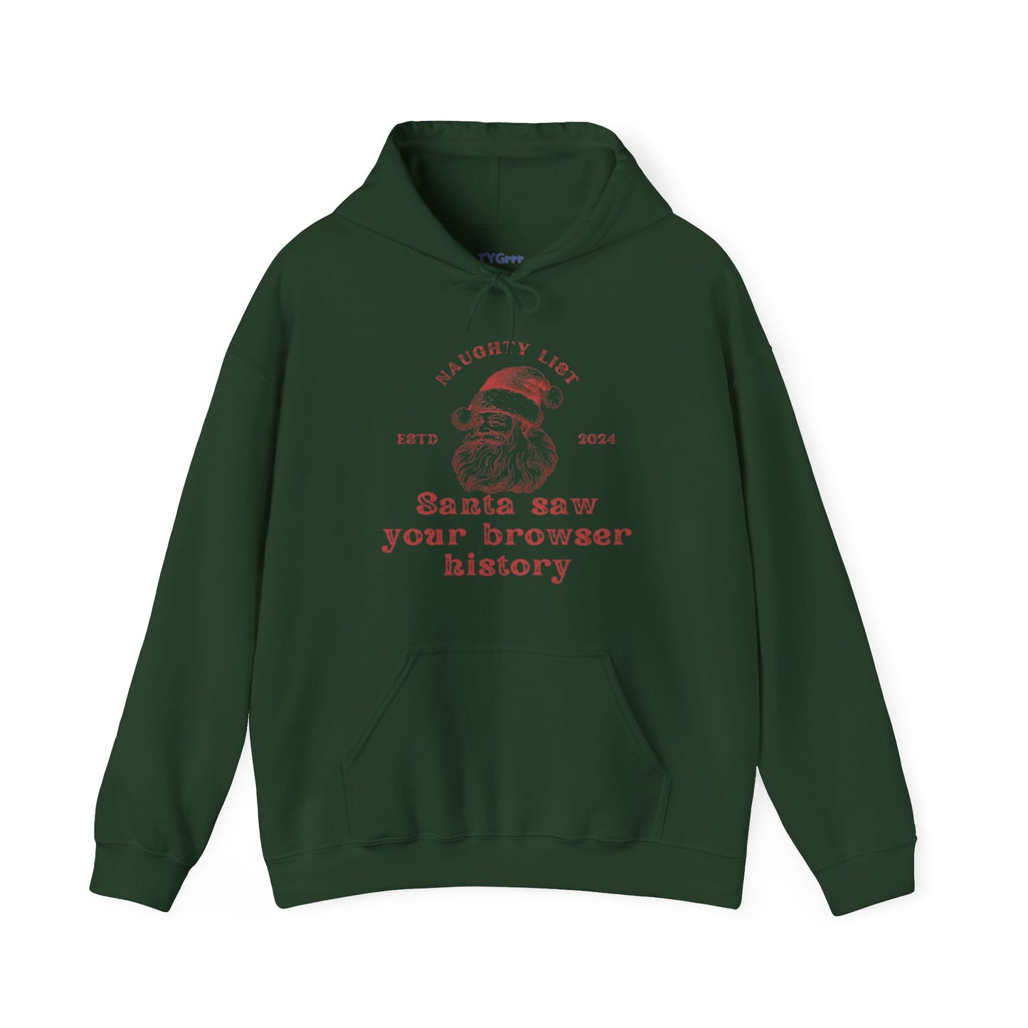 Naughty List Women's Christmas Hooded Sweatshirt